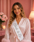 Bride Satin Sash — 